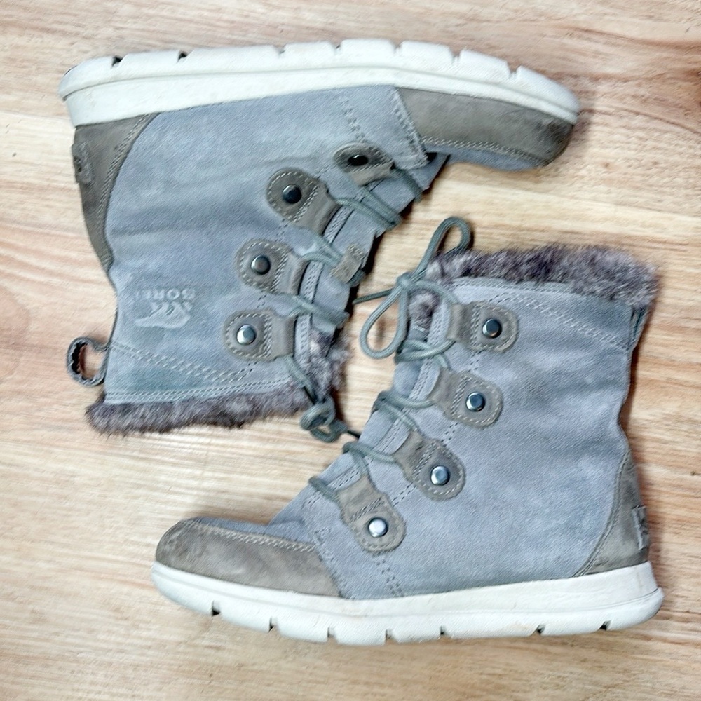 Sorel Suede Insulated Ankle Boots